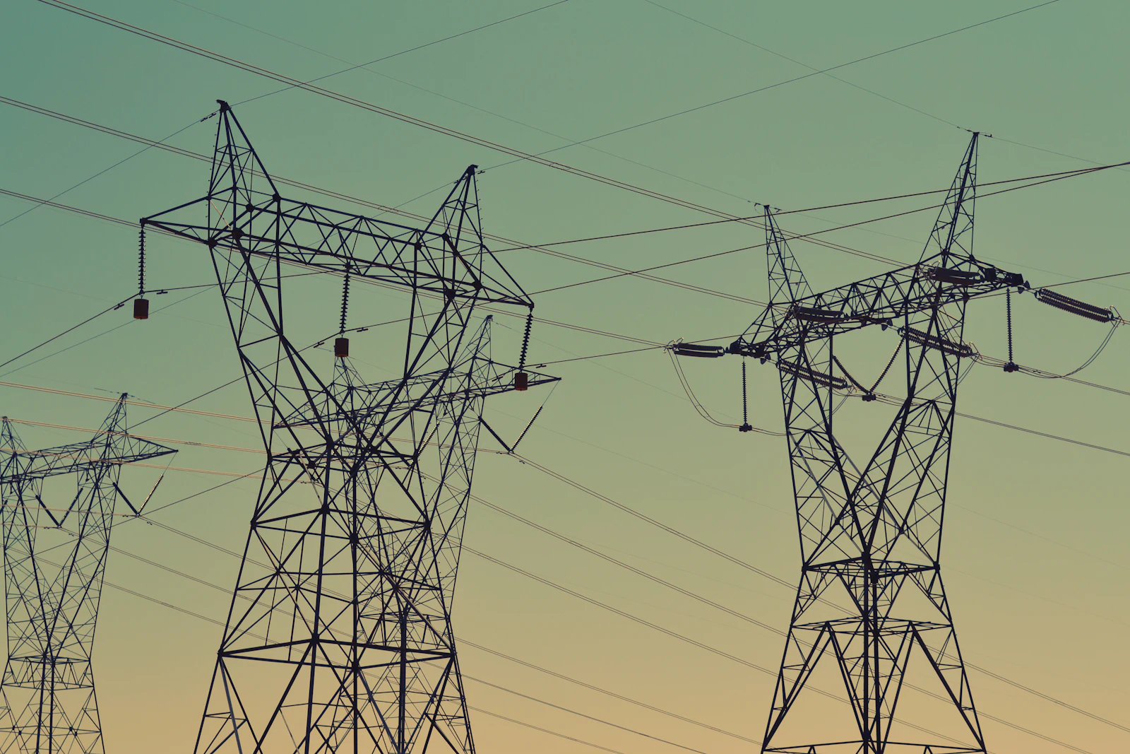 High voltage transmission towers